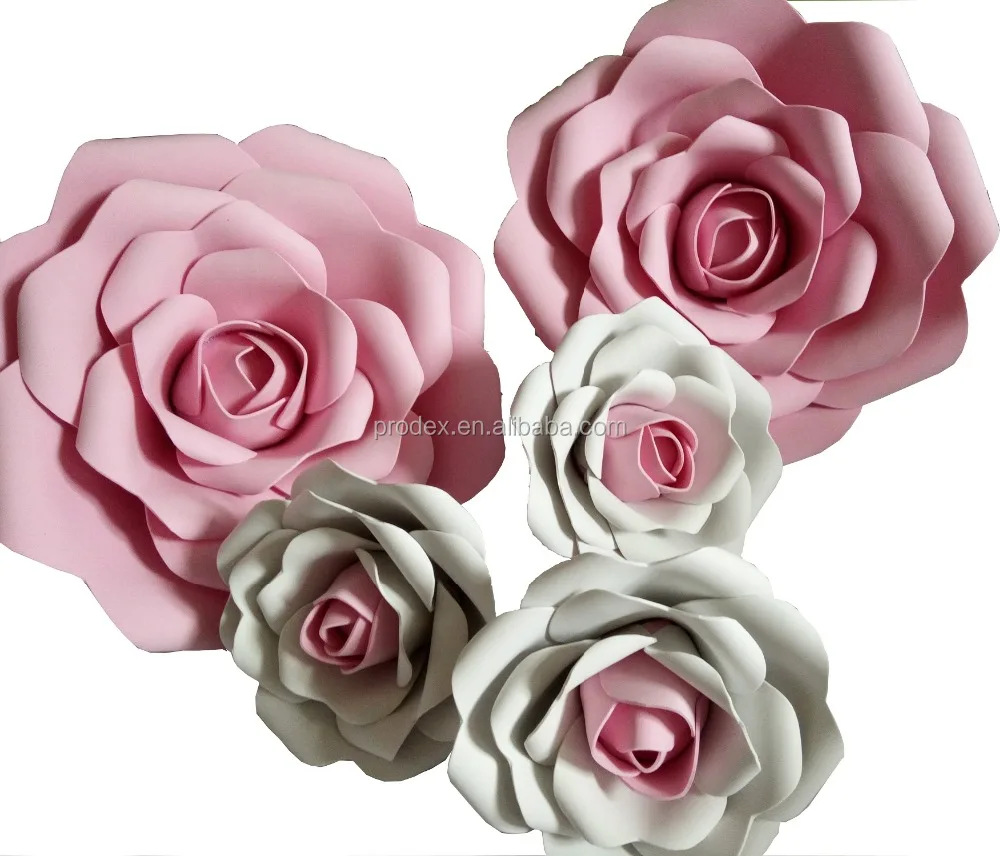 handmake giant paper flower wall wedding flowers