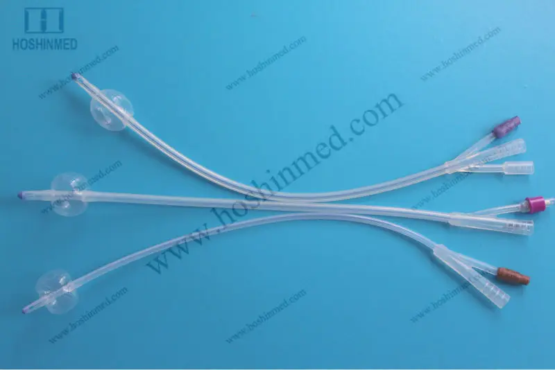 Foley Latex Catheter With 5 To 15 Cc Balloon (silicone Rubber Latex Double Lumen Foley Catheter