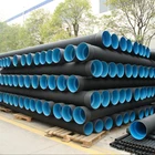 PE double wall drainage pipe for waste water