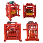 QTJ4-40 hollow block making machine beton block forming machine
