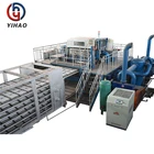 waste paper recycled automatic egg pallet production line with metal drying line