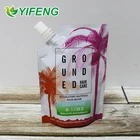Stand Up With Drinking Printed Liquid Water Spouted Flexible Packaging Bag Spout Pouch For Fruit Juice Packing