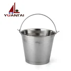 Hot sale different size stainless steel polishing water bucket 210/410