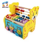 2018 New hottest early educational wooden baby learning toys for aid teaching W12D110
