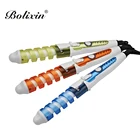 Spiral design electric roller hair curler iron curling wand