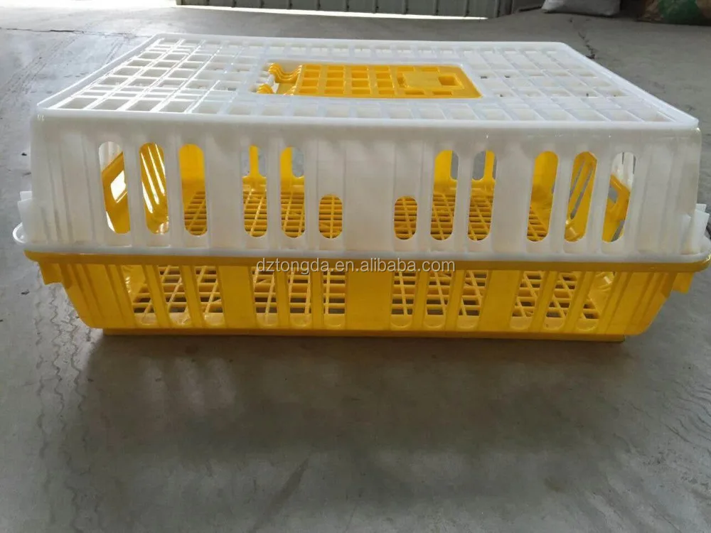 Transportation Use Plastic Live Chicken Crate/coop/box Transport Cage