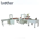 Brother Packaging Automatic Carton Box Sealing Strapping Packing Line Machine APL-CSS03