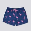 Wholesale Animal Flamingo Pattern Printing Hawaiian Mens Shorts Swim Shorts Summer trunks for Man