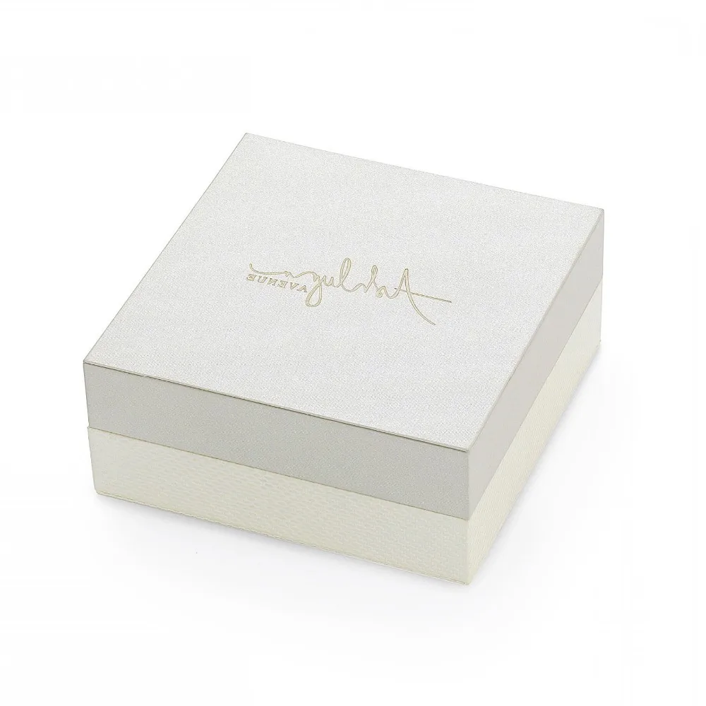 custom cardboard paper gift box with hot stamping for wedding