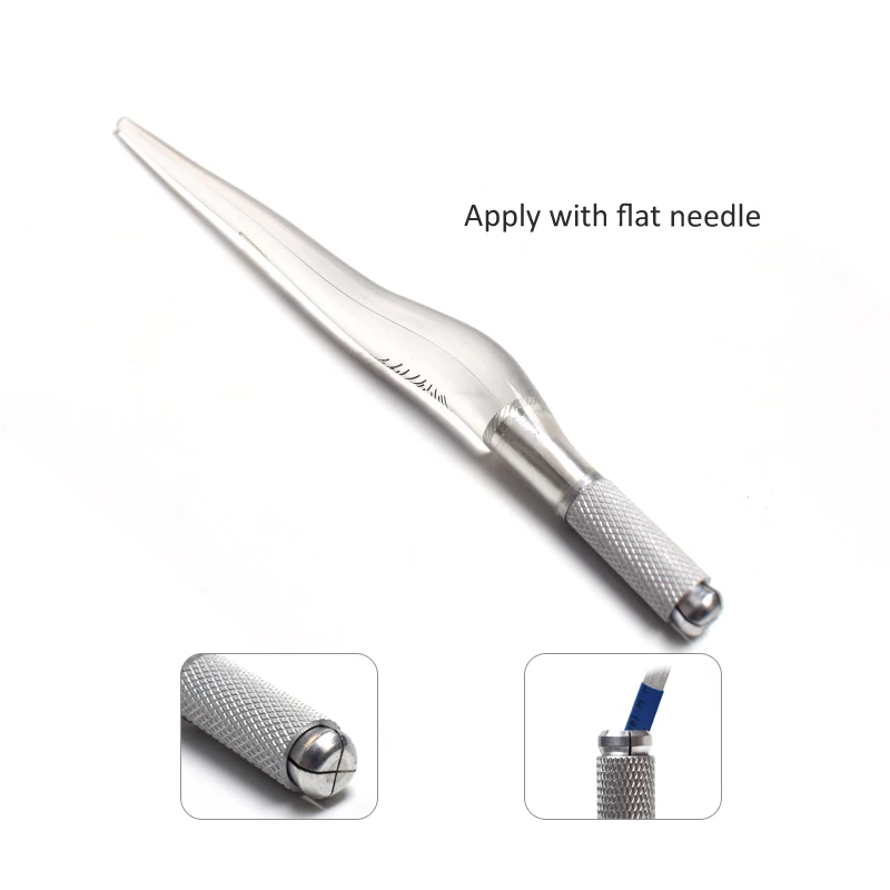 PCD Microblading Pen for Eyebrow Tattoo 14cm Length Manual Permanent Makeup Pen 100pcs/pack with 50pcs MOQ