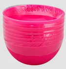 Fashionable food grade plastic salad bowl for mixing