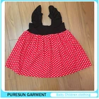 Adorable toddler girl boutique clothes and baby girls flutter sleeve tops kids polka dots ruffle clothing
