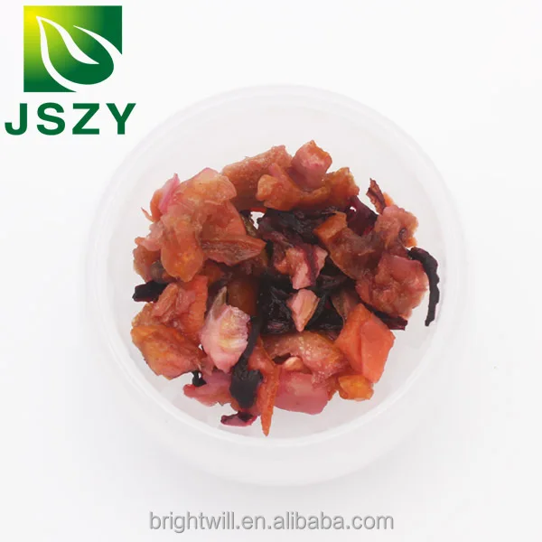 new year gift popular chinese dried fruit tea, blended apple tea