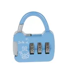CH-13B Cartoon cutely 3 number CJSJ security brand padlock