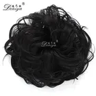 Small messy Fake Hair Bun Chignon dance hair pieces make your own hair pieces