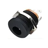 DC power socket +waterpoof cap +screw DC-022 5.5-2.1MM round thread nut panel