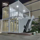 Low cost flat pack container office temporary house modular resort construction