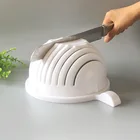 TV Plastic Vegetable Salad Slicer Cutter bowl plastic creative salad maker cutter bowl