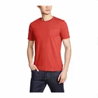 bulk blank wholesale clothing OEM scoop neck customized plain red 100 cotton t shirts