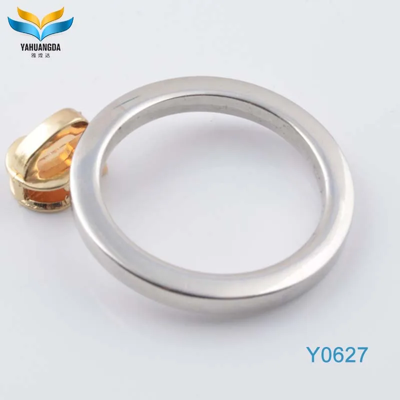 Arbitrarily size design metal ring surprint company logo metal o ring for bag