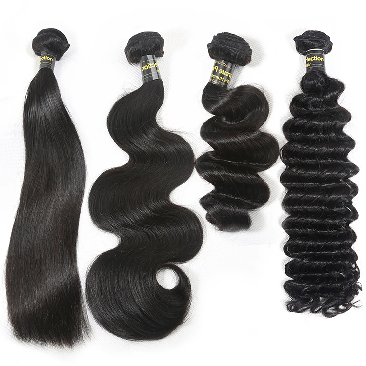 Factory Wholesale Cheap Brazilian Human Hair Bundles 100 Natural