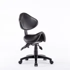 New design saddle chair, beauty salon saddle stool with very comfortable backrest