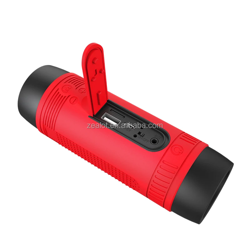 S1 Multifunctional 2015 New Portable Wireless Waterproof Bluetooth Speaker with Powerbank And Flashlight