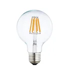 Direct Buy China 2 years warranty glass 6 watt g95 led filament bulb dimmable