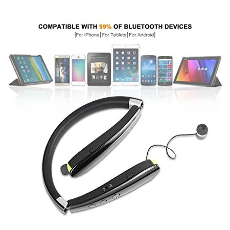 SX-888 New Bluetooth headsets with retractable and foldable function - ANKUX.COM