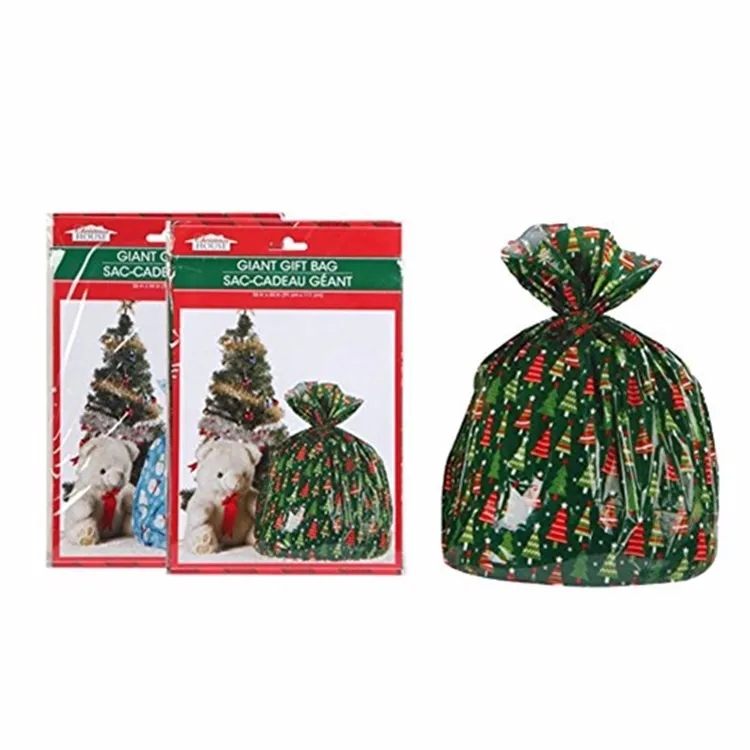 dongguan kinshun christmas gift bag plastic jumbo