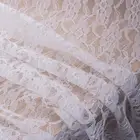 Fashion nice flower polyester wedding tulle lace fabric