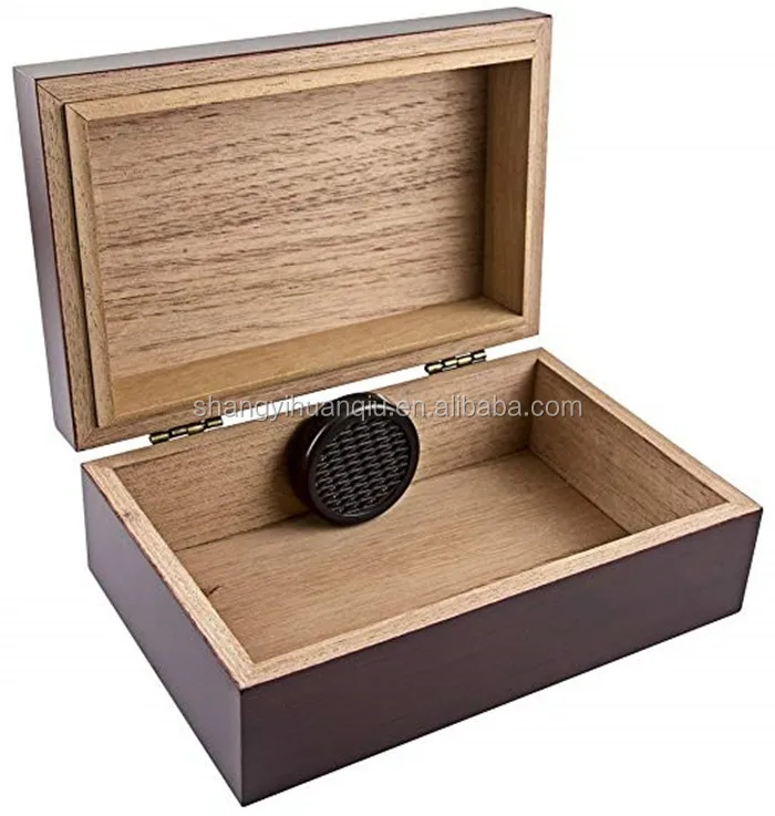travel 10 cigar humidor wooden box