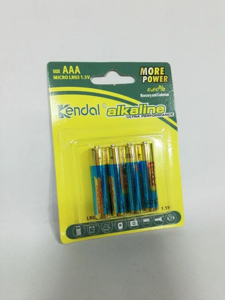 Kendal Brand Aaa Alkaline Batteries Lr03 Buy Alkaline Batteries,Aaa,Lr03 Product on