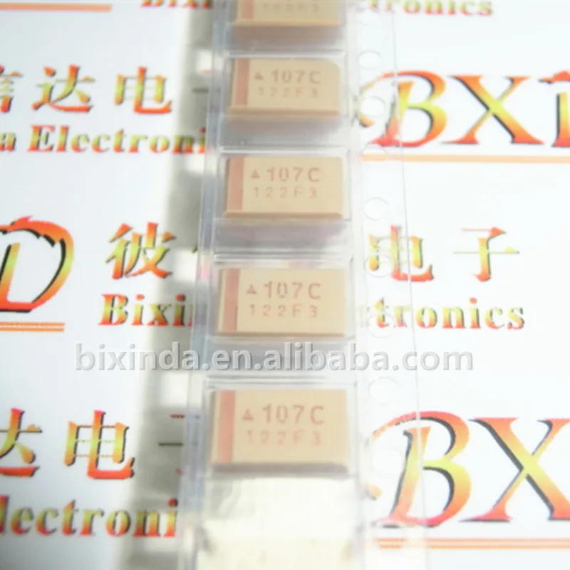 7343 Metric Tantalum Chip Capacitors Type E Pack:2,5 or 10 100uF 16V 2917