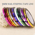 Nail Stickers Art Designer Nail Art 40 Colors Roll Nail Striping Tape Line Self-Adhesive Stickers Nail Art