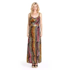 Beautiful Girls Strap Backless Sleeveless Color Long Dress