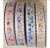 New selling OEM design christmas craft floral ribbon