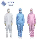 Protective Ansti Static Esd Cleaning Uniform Cleanroom Suit Safety Clothing
