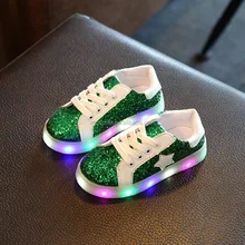 S90155A Wholesale kids casual shoes simple fashion led shoes