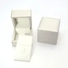 luxury jewelry leather box, leather ring box for jewelry display box