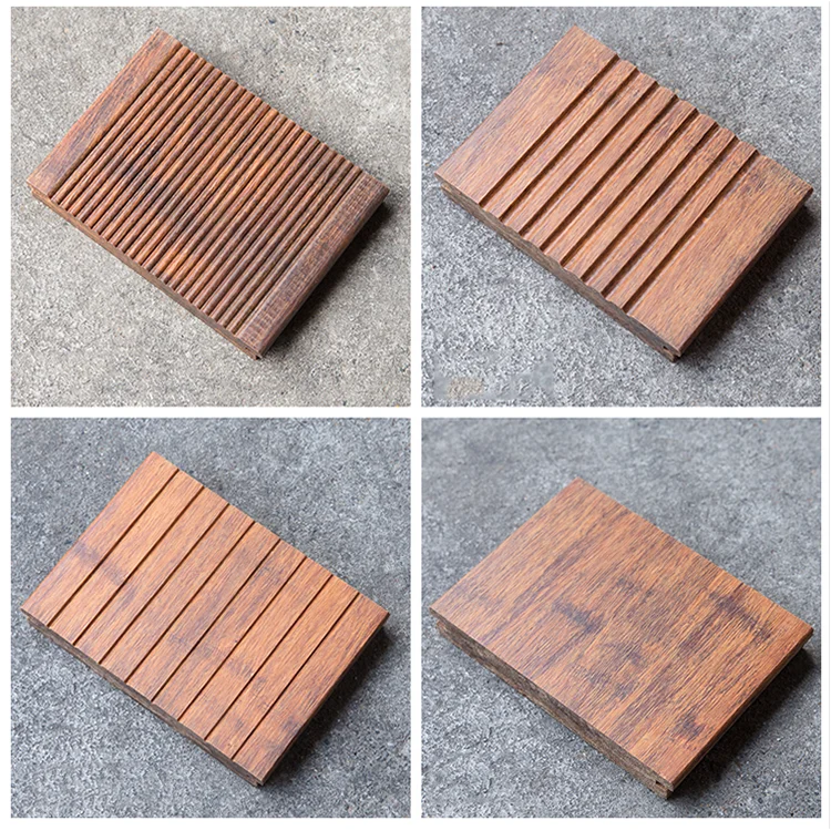 Brown Stain Bamboo Float Hardwood Floor Style Outside Price Supplier
