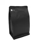 Private Custom 8 oz 12oz 16oz 32 oz Resealable Zipper Flat bottom coffee bags with valve