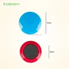 Colorful 30mm round plastic magnet for fridge