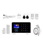 WIFI+GSM+RFID Intelligent voice burglar alarm system with 433MHz