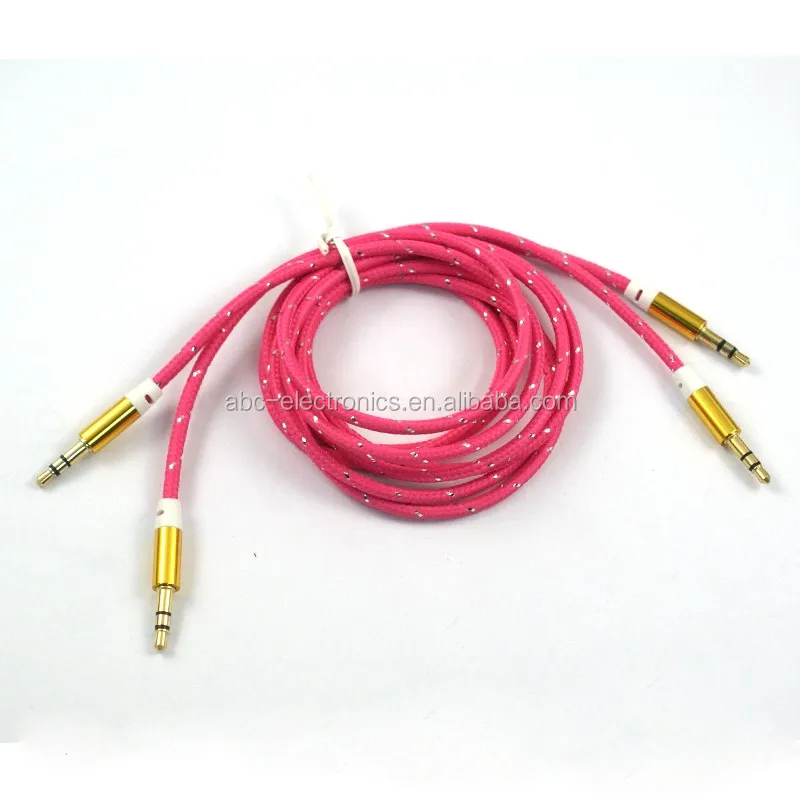 3.5mm To 3.5mm Audio Cable 1m Speaker Headphone Aux Cable Jack Cable For iPhone 6 7 Plus 5 - ANKUX.COM