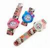 Spring Festival gift Children's cartoon table Silicone strap Color printing cartoon small boy little girl watch