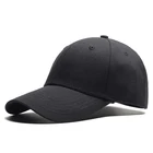 high quality cheap cotton baseball 6 panel head blank cotton closed back baseball cap