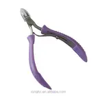 LFGB Certificated Silicone Series Double Jaw Cuticle Nail Nipper for Nail Instruments