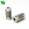 ST series Stainless steel Spring type Bellows Coupling Elastic Coupling for rotary encoder 6-6mm