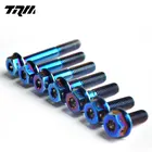 m8 m10 Motorbike Titanium Alloy Hexagon Hex Head Flange Bolts